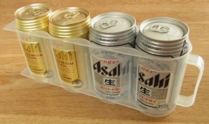 縦置きできる缶ストッカー